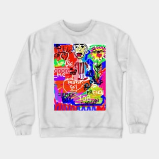 French Boy Love Me Ignore Me Crewneck Sweatshirt